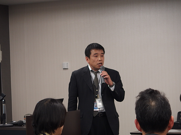 閉会の挨拶をしたCTCLS 営業第2部 部長 木村 暢宏
