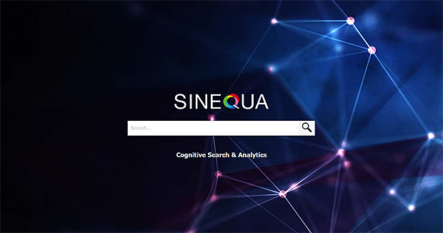 Sinequa検索画面